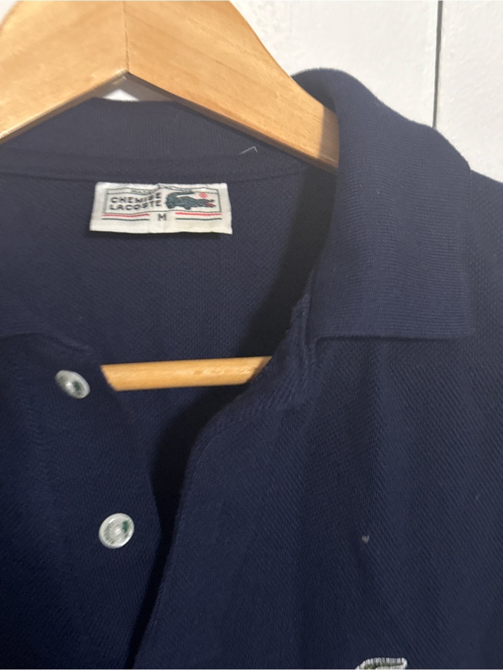 Vintage Lacoste la chemise Men’s Classic Navy Polo Shirt - Picture 3 of 4